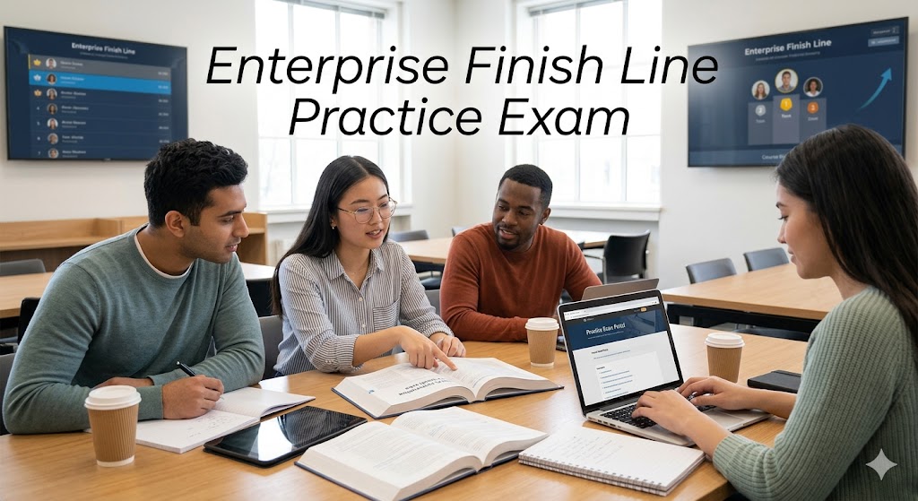 Enterprise Finish Line Practice Test Banner