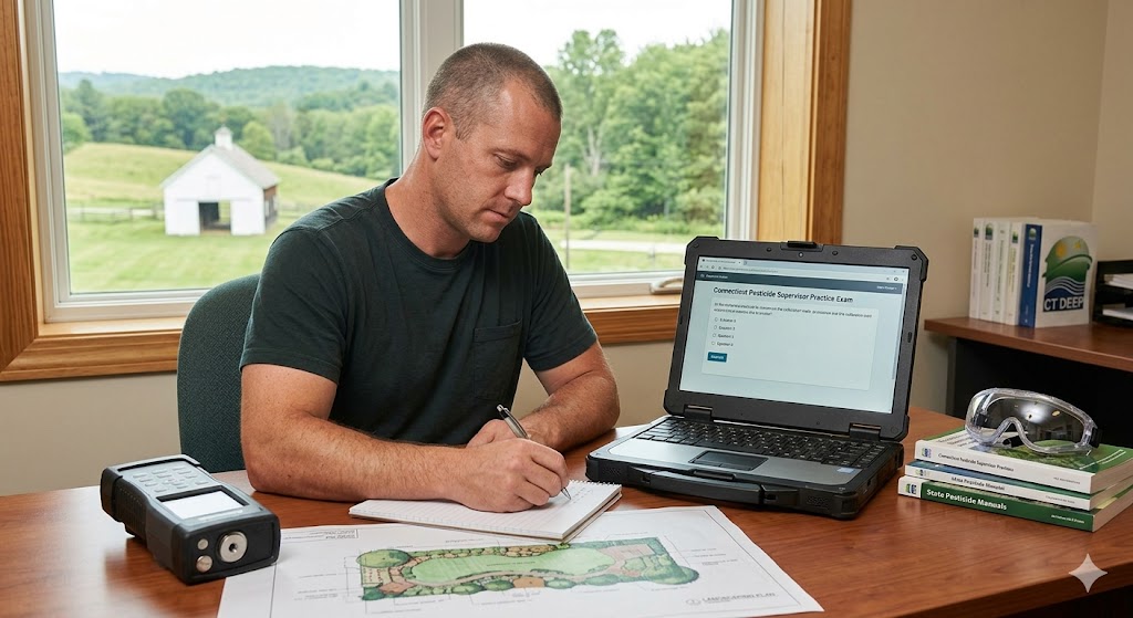 Connecticut Pesticide Supervisor Certification Practice Exam Banner