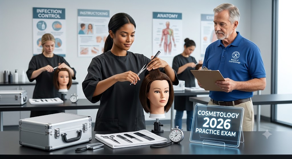 Cosmetology Practice Test 2026 Question Answers [English Version] Banner