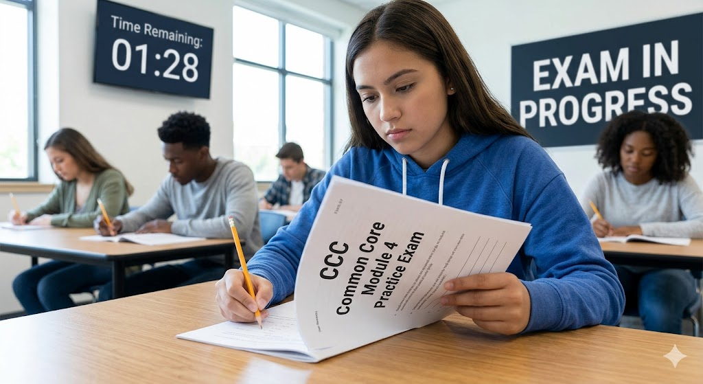 CCC Common Core Module 4 Practice Test Banner