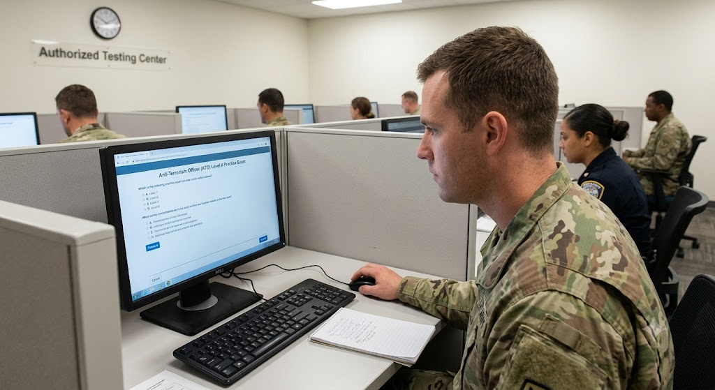 Anti-Terrorism Officer (ATO) Level II Training Practice Exam Banner