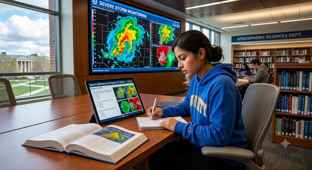 Radar Meteorology Practice Exam Banner