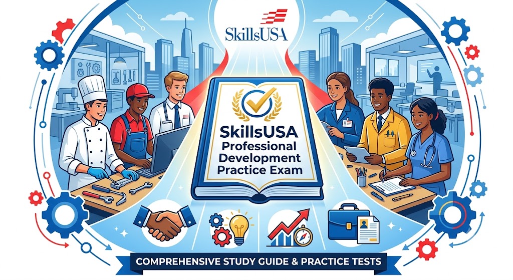 SkillsUSA Professional Development Practice Exam Banner