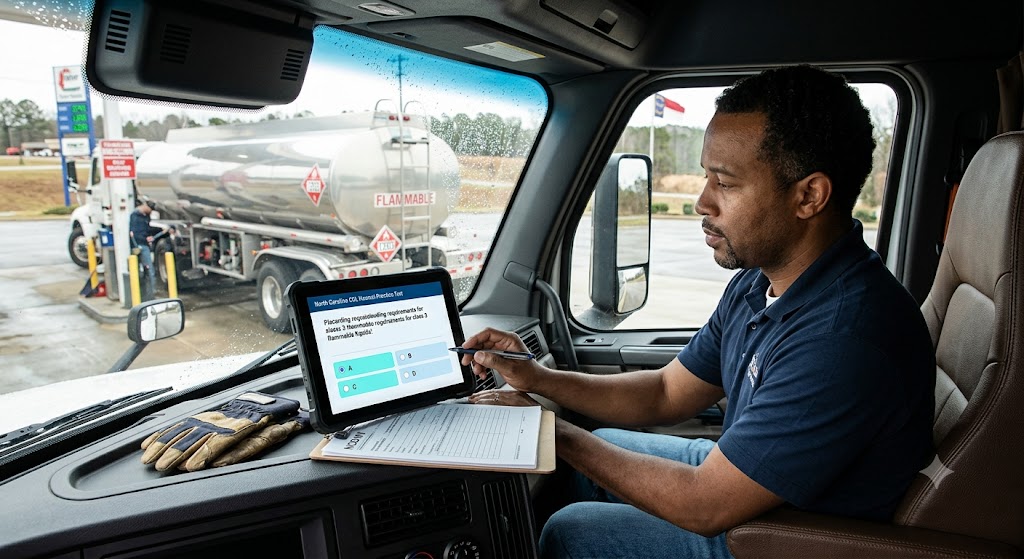 North Carolina CDL Hazmat Practice Test Banner