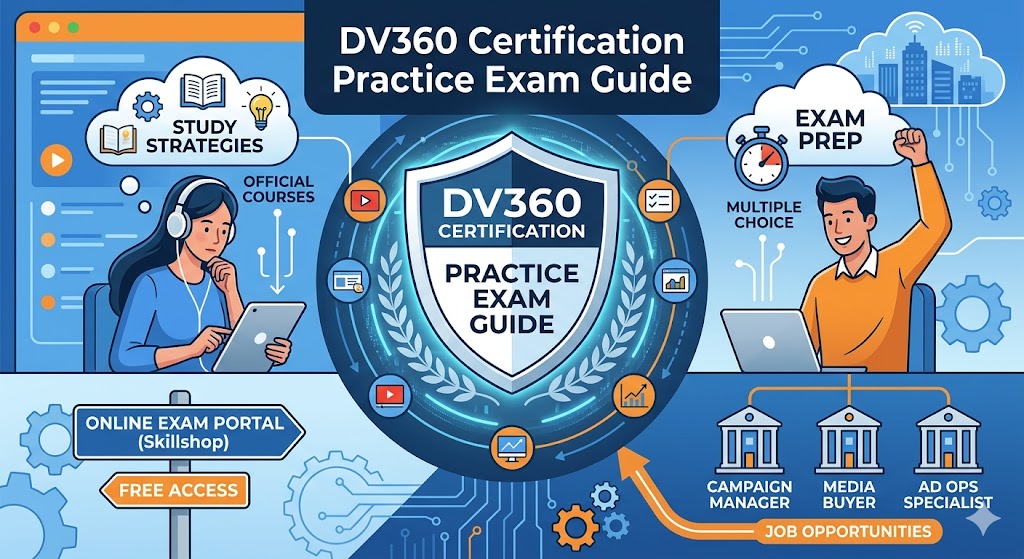Display & Video 360 (DV360) Certification Practice Exam Banner