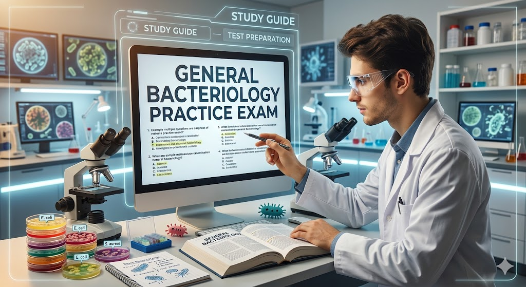 General Bacteriology Practice Test Banner
