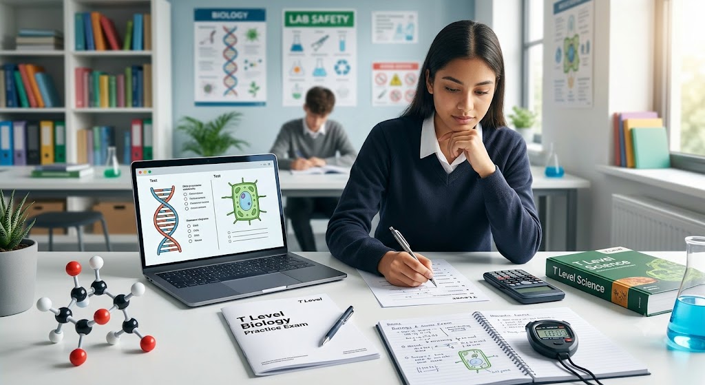 T Level Biology Practice Test Banner