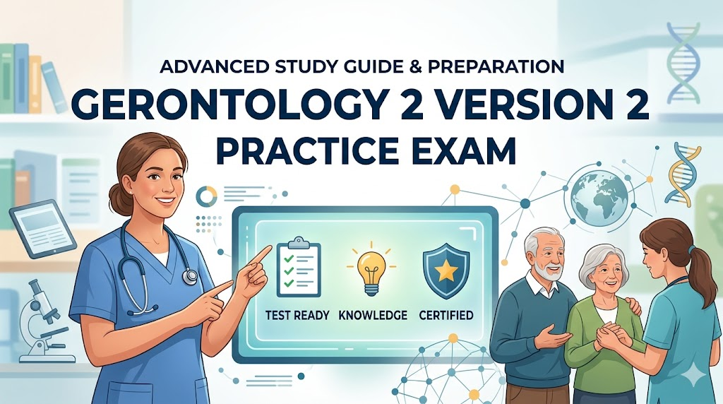 Gerontology 2 Version 2 Practice Exam Banner