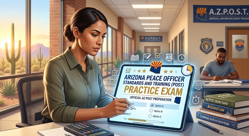 Arizona Peace Officer Standards and Training (POST) Practice Exam Banner
