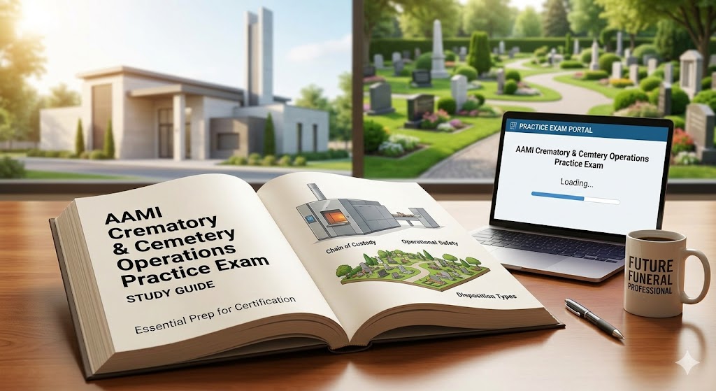 AAMI Crematory & Cemetery Operations Practice Exam Banner