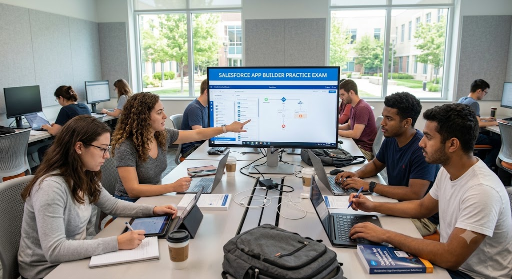 Salesforce App Builder Practice Exam Banner
