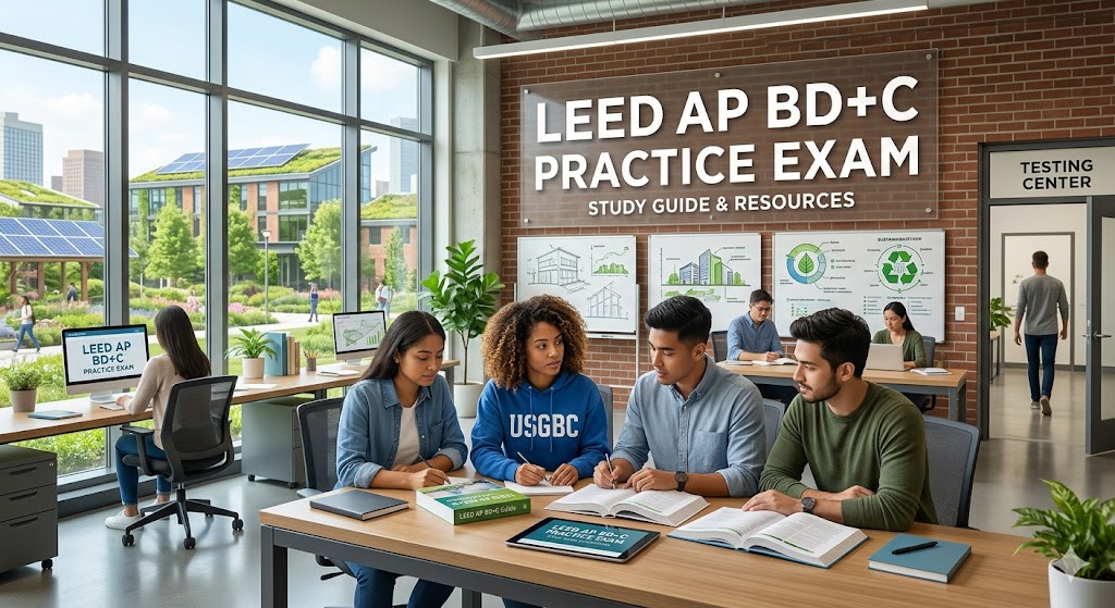 LEED AP Building Design and Construction (BD+C) Practice Exam Banner