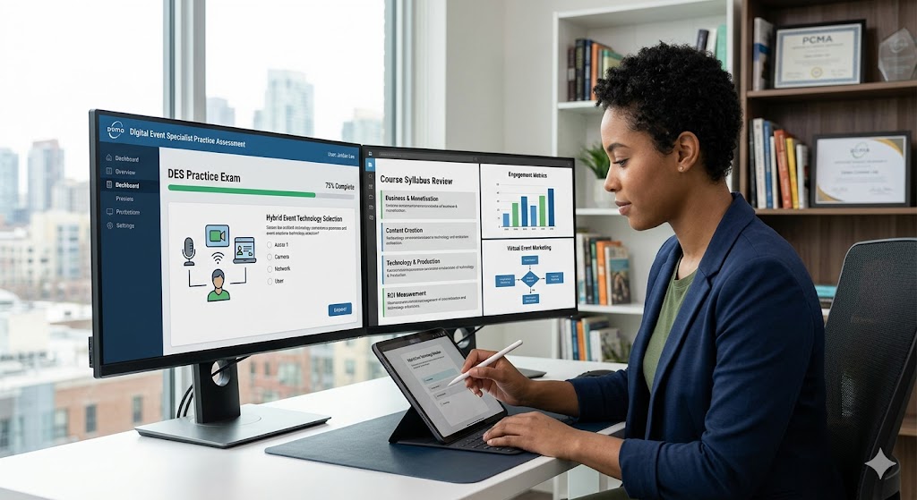 Digital Event Specialist (DES) Practice Exam Banner