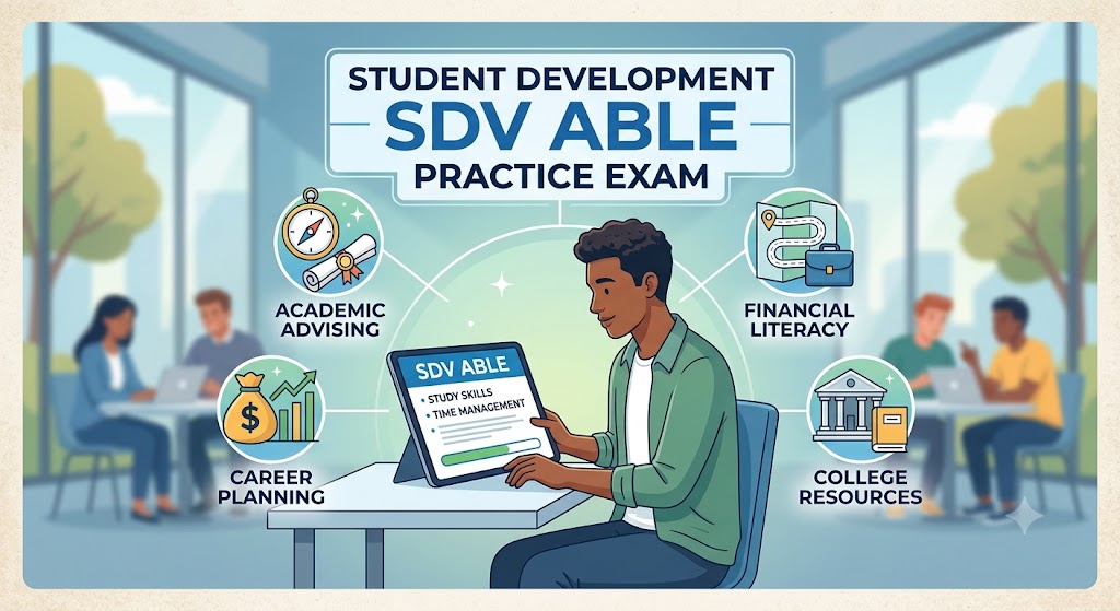 Student Development (SDV) ABLE Practice Exam Banner