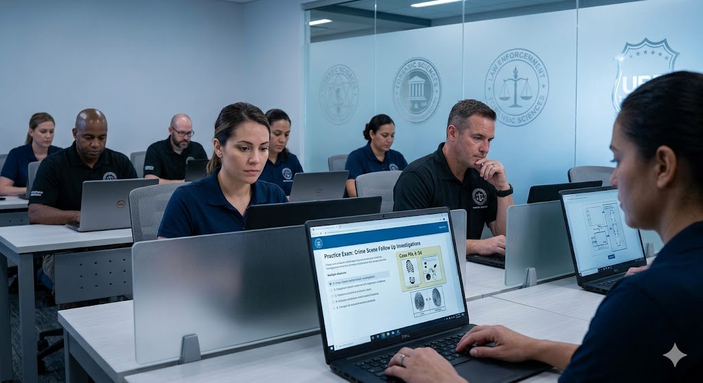 Crime Scene Follow Up Investigations Practice Test Banner
