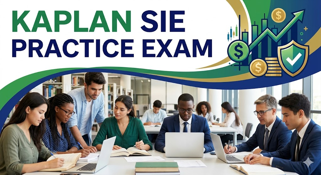 Kaplan Securities Industry Essentials (SIE) Practice Test Banner