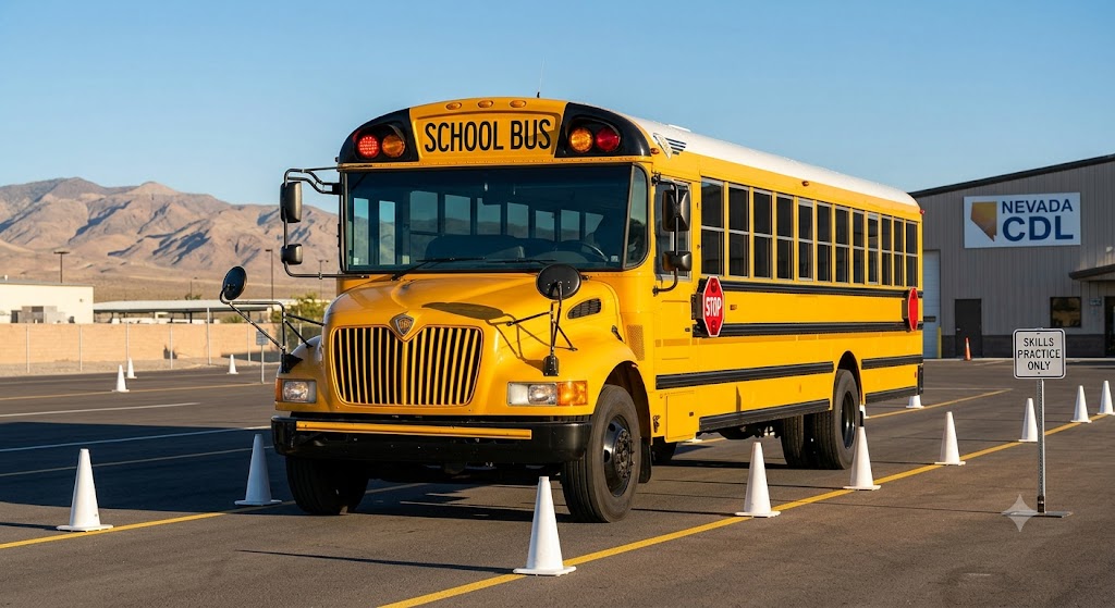 Nevada CDL School Bus Practice Test Banner