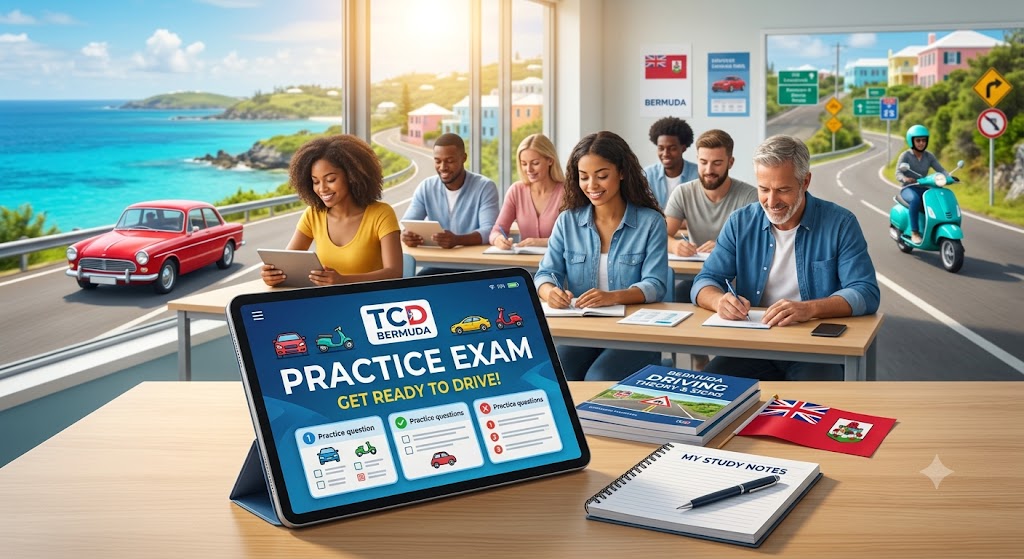 Tcd Driver Licensing Practice Test & Exam Prep | Bermuda Banner