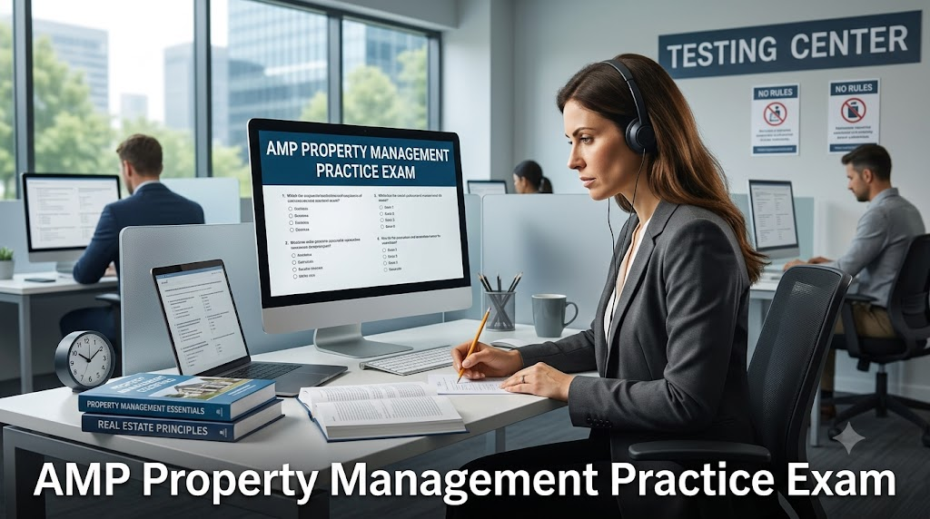 AMP Property Management Practice Test Banner