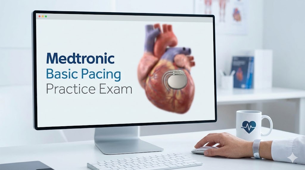 Medtronic Basic Pacing Practice Test Banner