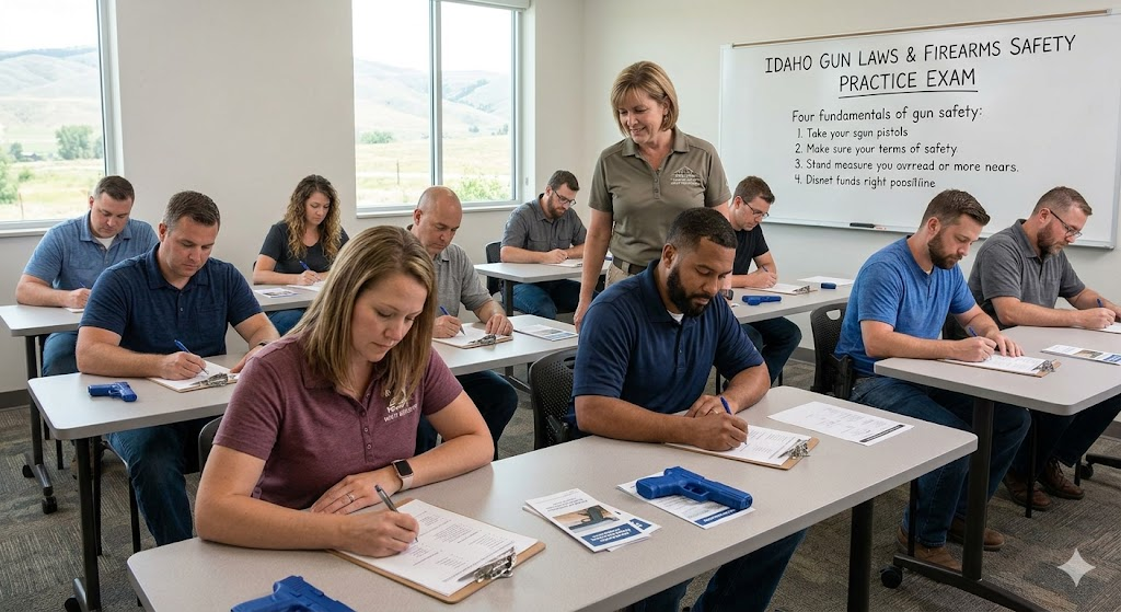 Idaho Gun Laws & Firearms Safety Practice Exam Banner