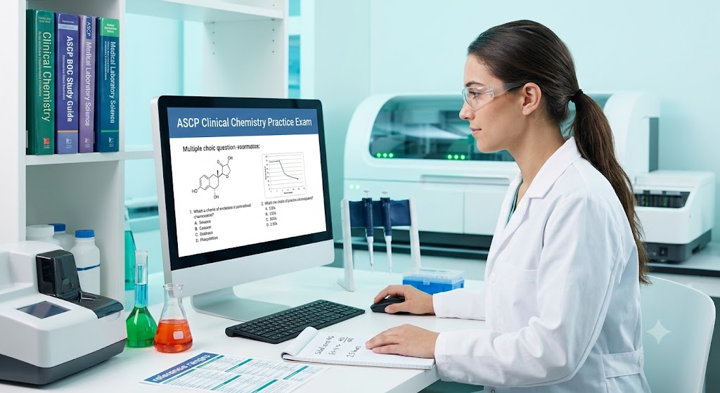 ASCP Clinical Chemistry Practice Test Banner