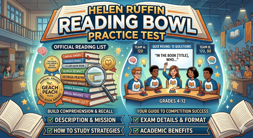 Helen Ruffin Reading Bowl Practice Test Banner