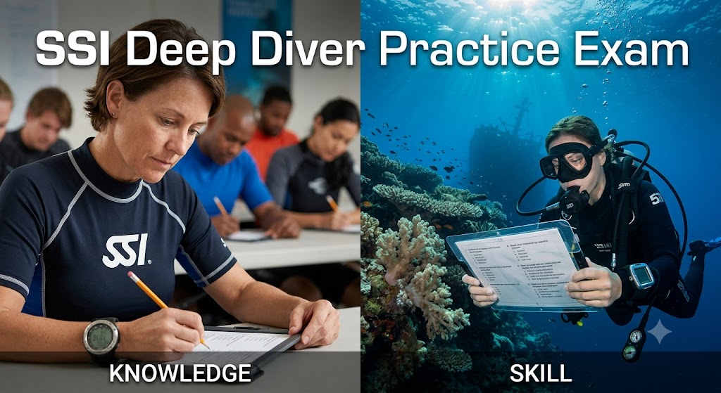 SSI Deep Diver Practice Exam Banner
