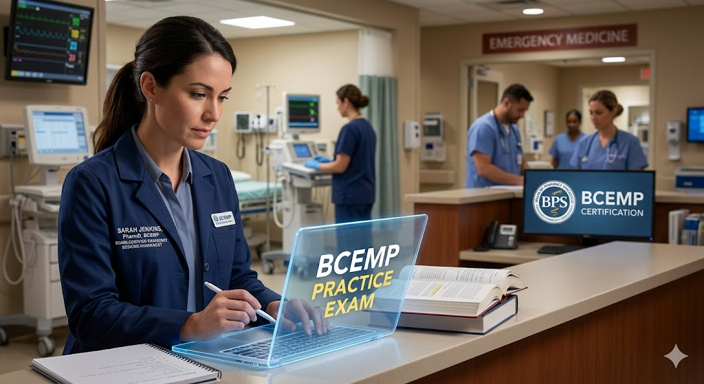 Board‑Certified Emergency Medicine Pharmacist (BCEMP) Practice Exam Banner