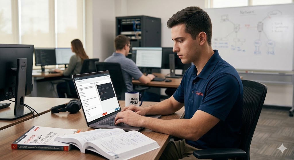 CompTIA Linux+ Certification Practice Exam Banner