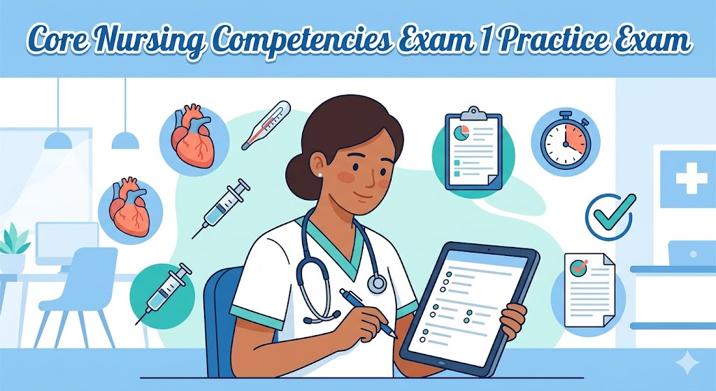 Core Nursing Competencies Exam 1 Practice Banner