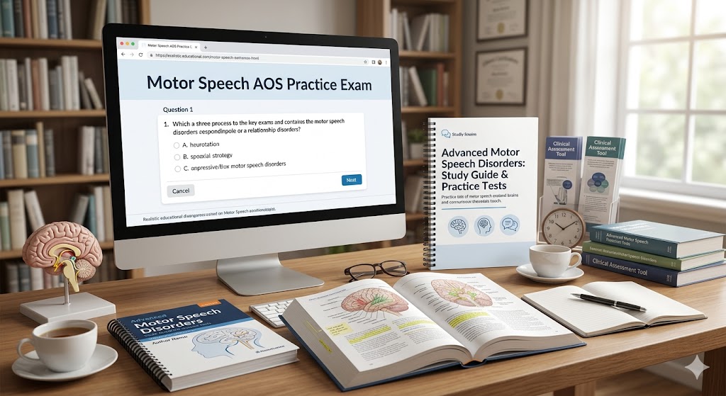 Motor Speech AOS Practice Test Banner