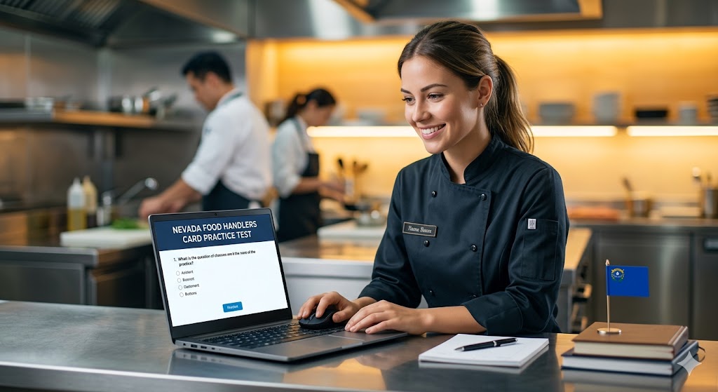 Nevada Food Handlers Card Practice Exam Banner