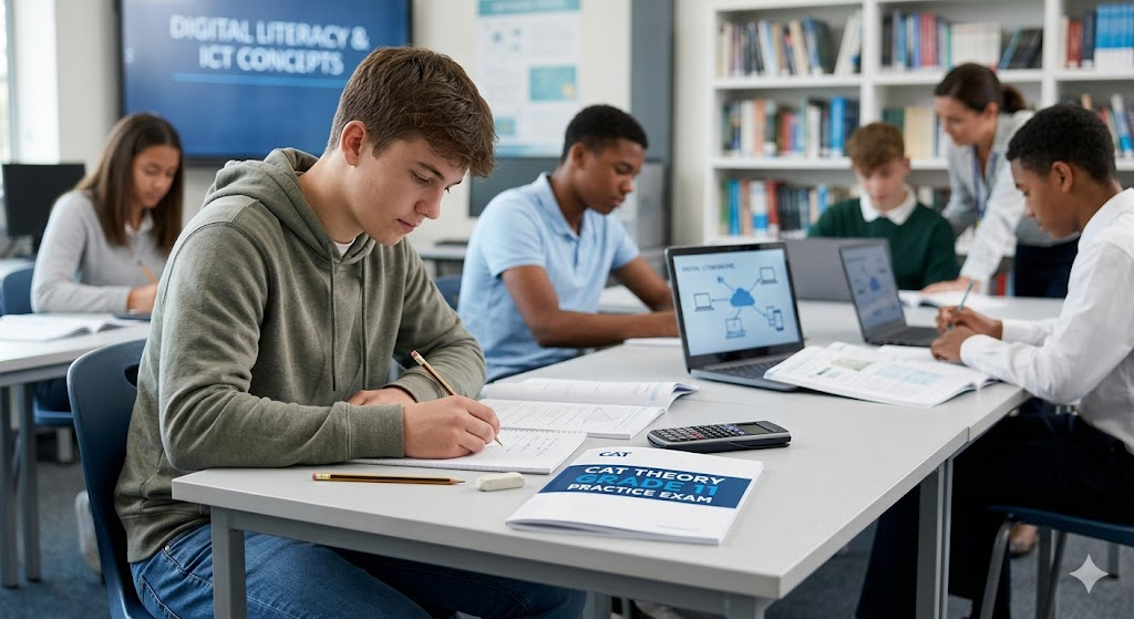 CAT Theory Grade 11 Practice Test Banner