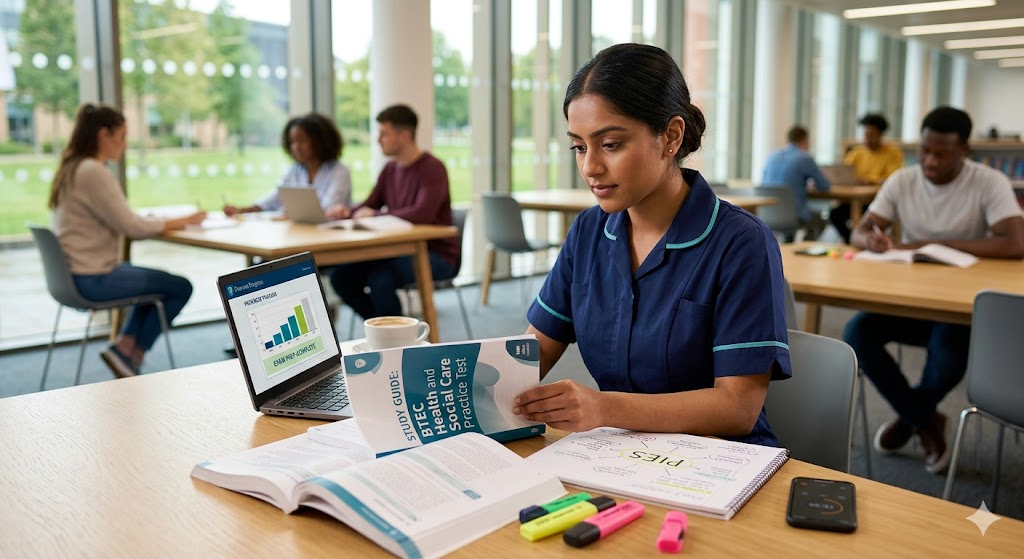BTEC Health and Social Care Practice Test Banner