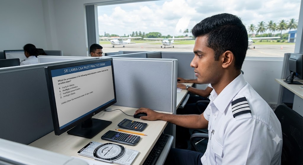 CAA Pilot Practice Test & Exam Prep | Sri Lanka Banner