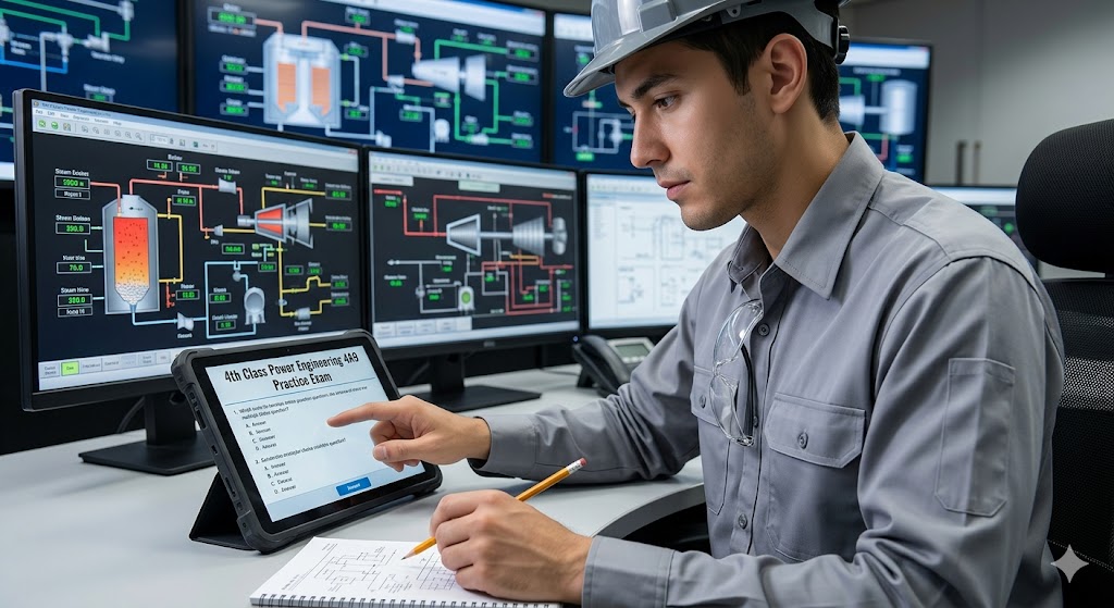 4th Class Power Engineering 4A9 Practice Test Study Guide Banner
