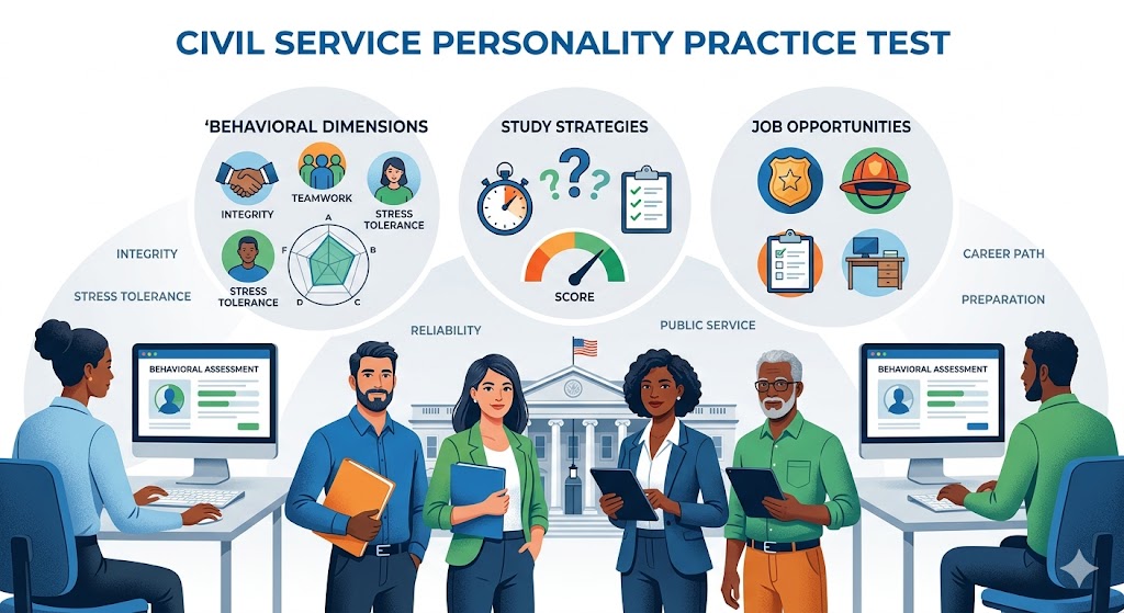 Civil Service Personality Practice Test Banner