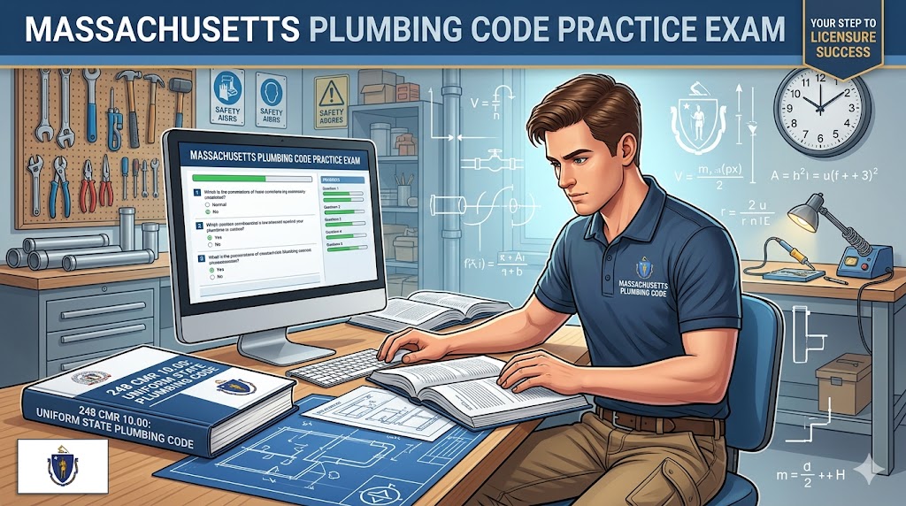 Massachusetts Plumbing Code Practice Test Banner