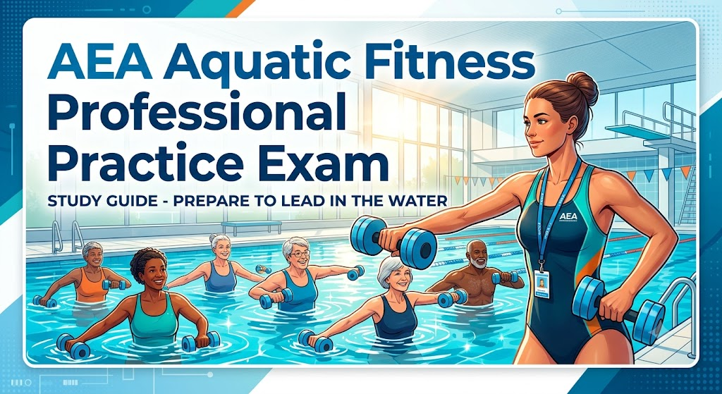 AEA Aquatic Fitness Professional Certification Practice Exam Banner