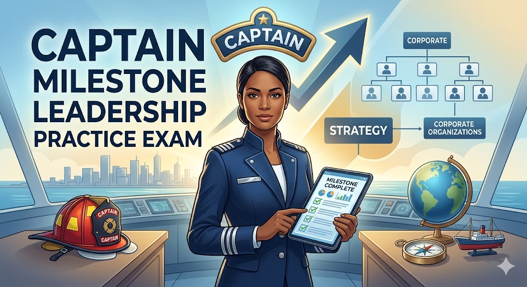 Captain Milestone Leadership Practice Exam Banner