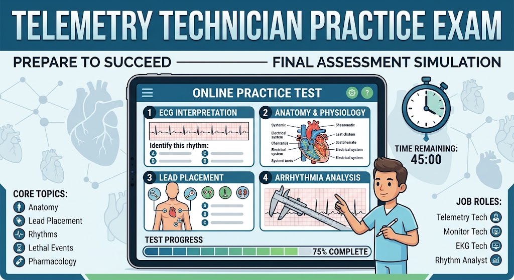 Telemetry Course Practice Test Banner