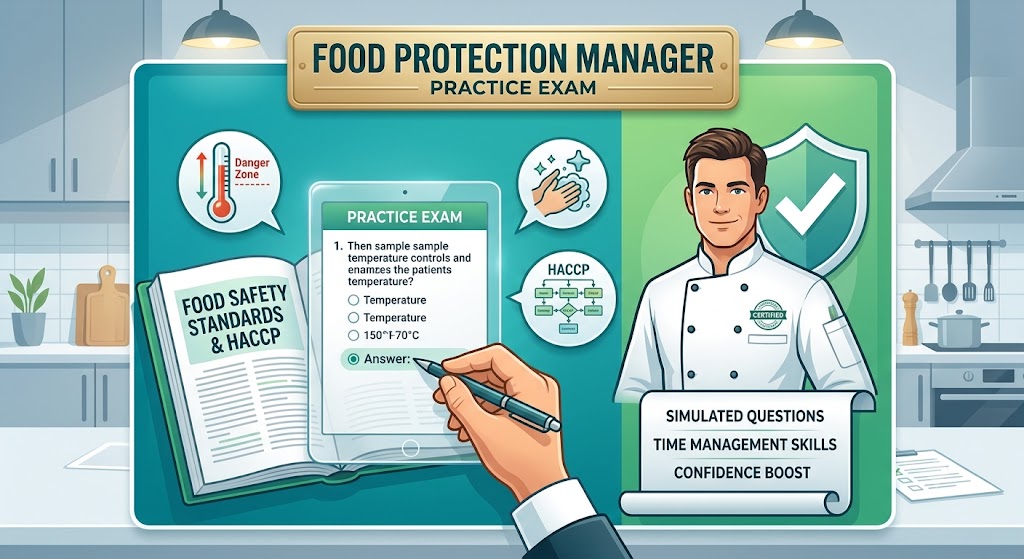 Food Protection Manager Practice Exam Banner