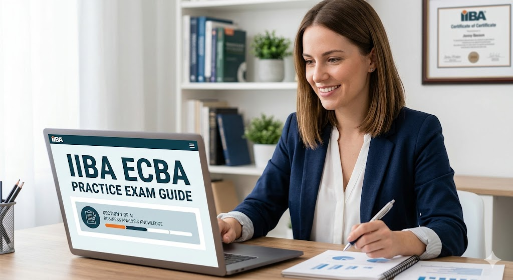 IIBA Entry Certificate in Business Analysis ECBA Practice Exam Banner