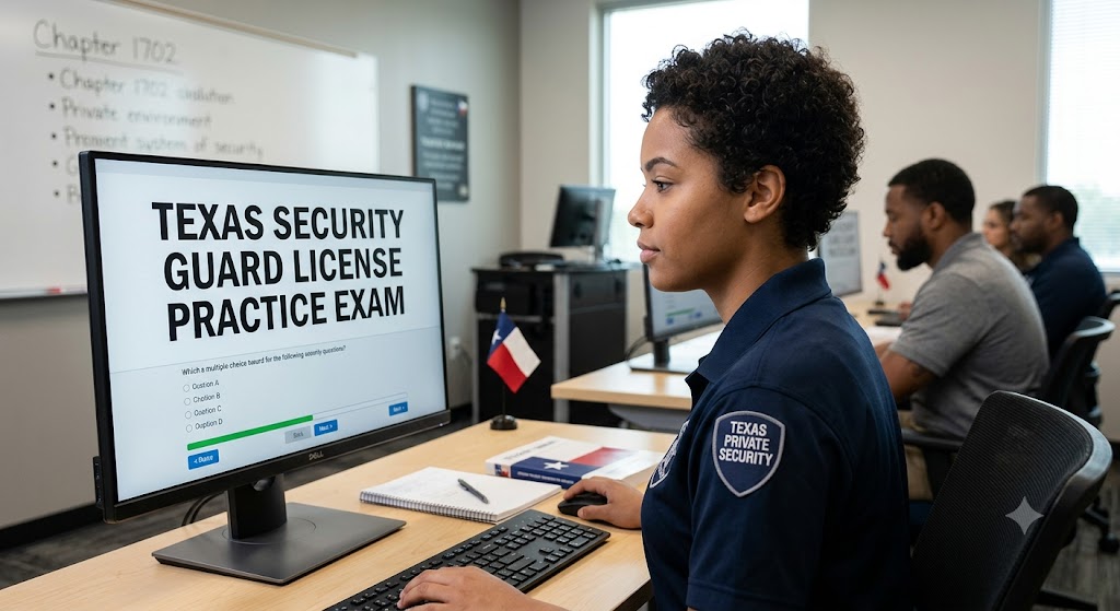 Texas Security Guard License Practice Exam Banner