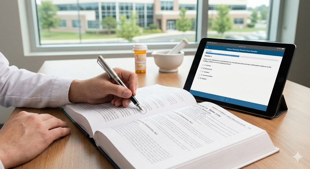Indiana Pharmacy Practice Exam Banner