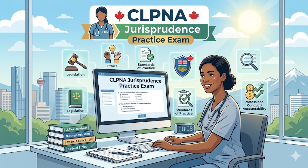CLPNA Jurisprudence Practice Exam Banner