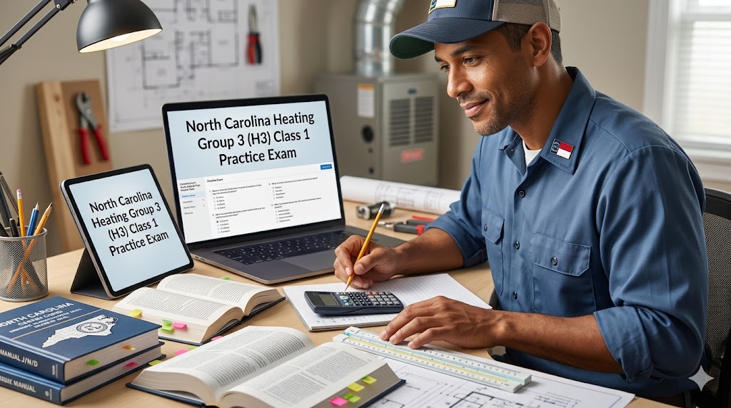 North Carolina Heating Group 3 (H3) Class 1 Practice Exam Banner