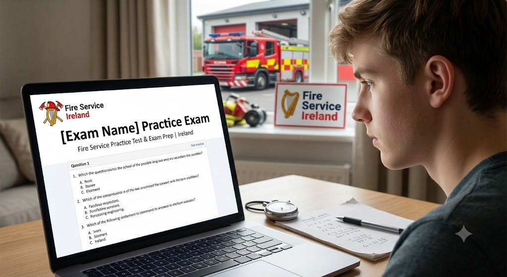 Fire Service Practice Test & Exam Prep | Ireland Banner