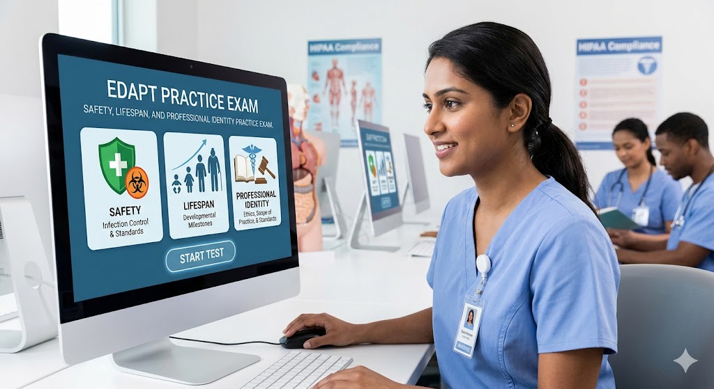 EDAPT Safety, Lifespan, and Professional Identity Practice Test Banner